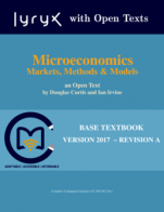 Image for the textbook titled Microeconomics: Markets, Methods, and Models (Lyryx)
