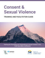 Image for the textbook titled Consent & Sexual Violence: Training and Facilitation Guide