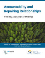 Image for the textbook titled Accountability and Repairing Relationships: Training and Facilitation Guide