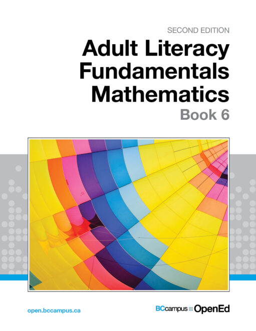 Image for the textbook titled Adult Literacy Fundamentals Mathematics: Book 6 – 2nd Edition