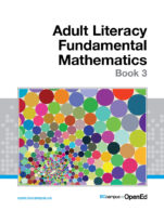 Image for the textbook titled Adult Literacy Fundamental Mathematics: Book 3