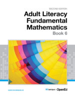 Image for the textbook titled Adult Literacy Fundamental Mathematic: Book 6 – 2nd Edition