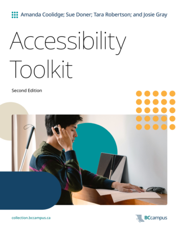 Image for the textbook titled Accessibility Toolkit - 2nd Edition